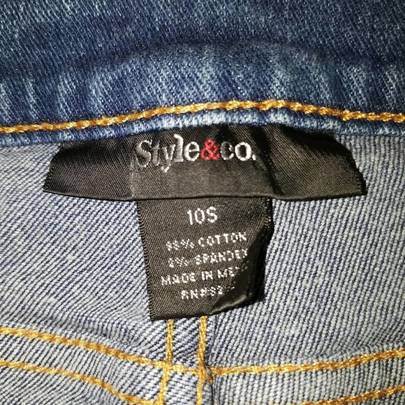 Style & Co Blue Jeans in Size 10S - Picture 5 of 5